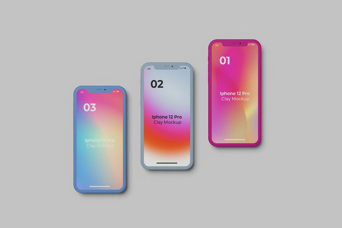 图片[3]-Phone 12 Pro Clay Mockup（378357）-技能树